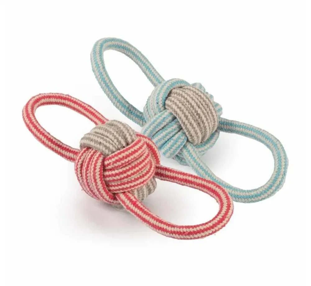Ancol Hondenspeelgoed Rope Ball- Puppy Speelgoed