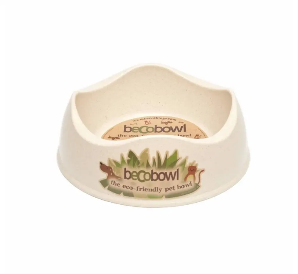 Beco Pets Drinkbak Of Voerbak Beco Bowl Wit- Voerbak En Drinkbak