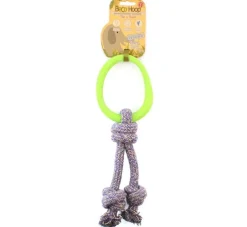 Beco Pets Hondenspeelgoed Hoop On A Rope Groen- Puppy Speelgoed
