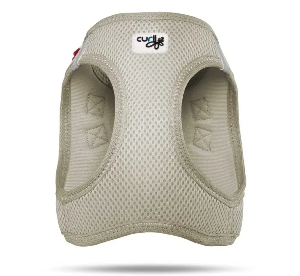 Curli Hondentuig Air-Mesh Harness Grijs- Puppy Tuig & Puppy Harnas