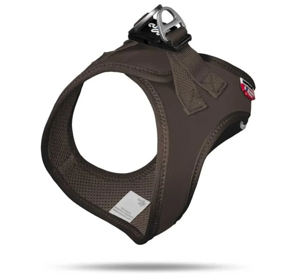 Curli Hondentuig Softshell Bruin- Puppy Tuig & Puppy Harnas