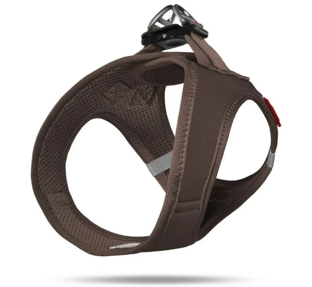 Curli Hondentuig Softshell Bruin- Puppy Tuig & Puppy Harnas