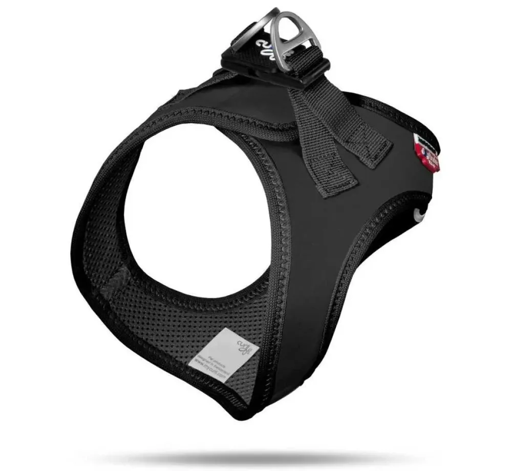 Curli Hondentuig Softshell Zwart- Puppy Tuig & Puppy Harnas