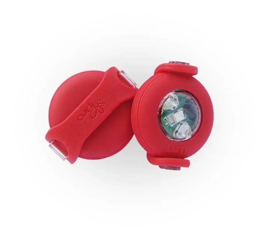 Curli Luumi Led Lampjes Rood- Hondenhalsband