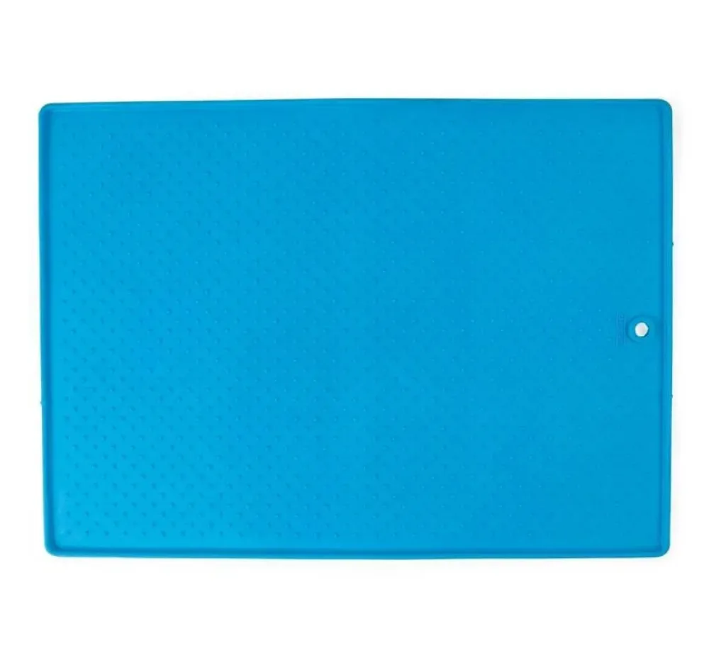 Dexas Onderlegger Pet Bowl Grippmat Pro Blue- Voerbakken