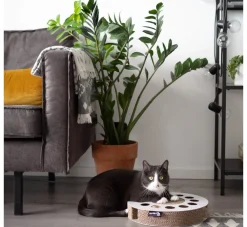 District70 District 70 Kattenspeelgoed Whirl Wit- Kattenspeelgoed