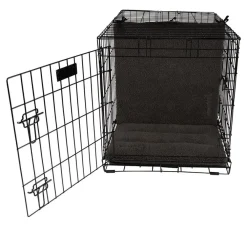 District70 District 70 Sherpa Bench Divider Donkergrijs- Reisbench Hond