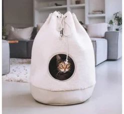 District70 Kattenmand Casa Teddy Creme- Kattenmand