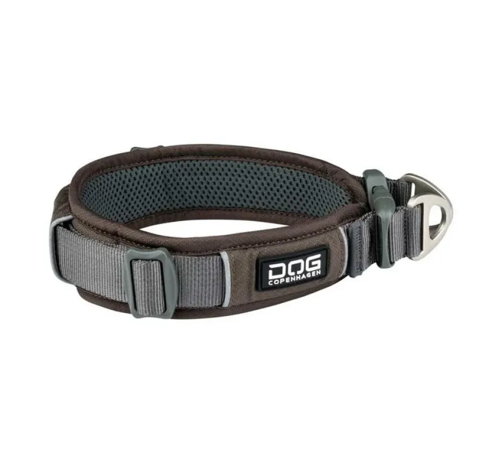 DOG Copenhagen Hondenhalsband Urban Explorer Mokka- Hondenhalsband
