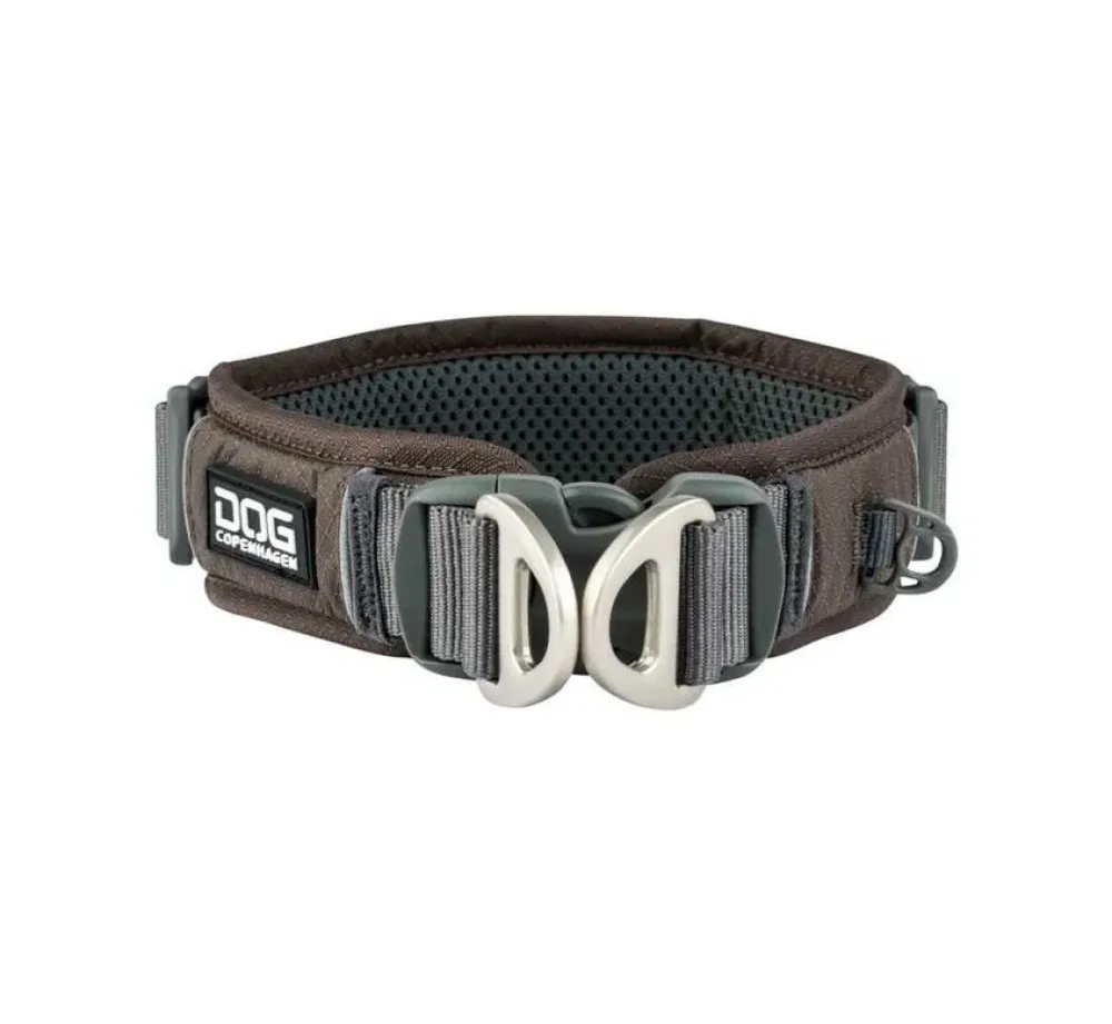 DOG Copenhagen Hondenhalsband Urban Explorer Mokka- Hondenhalsband