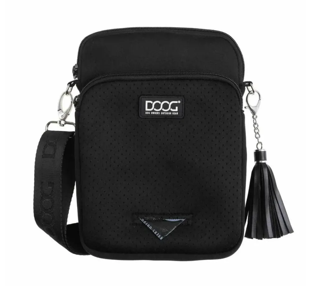 DOOG Cross Body Tas Walkie Bag Neosport Zwart- Beloningszakje