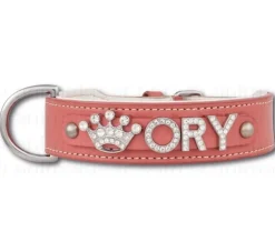 Doxtasy Hondenhalsband Met Naam Large Pink- Hondenhalsband