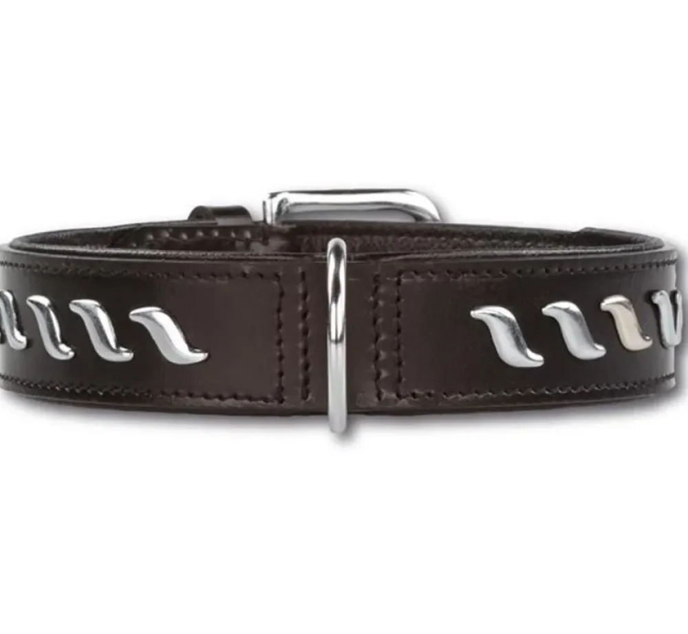 Doxtasy Hondenhalsband Silver Wave- Hondenhalsband