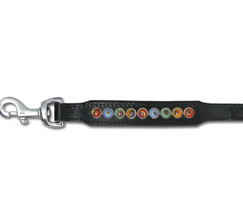 Doxtasy Hondenriem Silly Stones Black- Leren Hondenriem