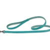 Doxtasy Hondenriem Turquoise- Leren Hondenriem