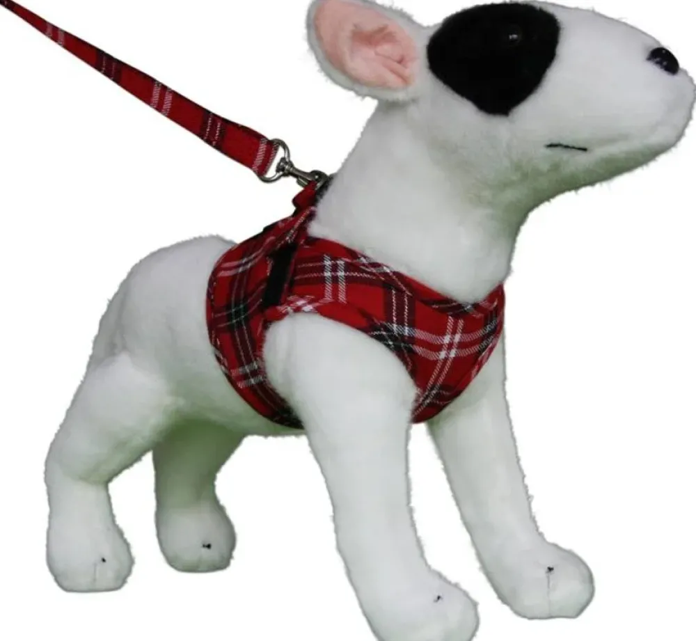 Doxtasy Hondentuig Comfy Harnass Scottish Red- Puppy Tuig & Puppy Harnas