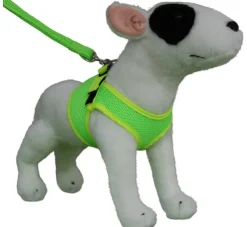 Doxtasy Hondentuig Comfy Harnass Mesh Fluo Green- Puppy Tuig & Puppy Harnas