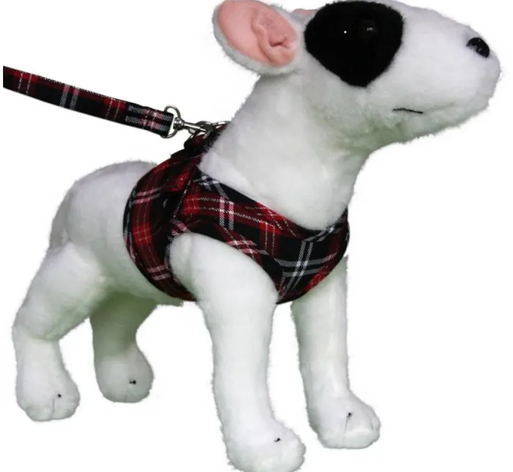 Doxtasy Hondentuig Comfy Harnass Scottish Black- Puppy Tuig & Puppy Harnas