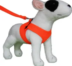 Doxtasy Hondentuig Comfy Harnass Mesh Fluo Orange- Puppy Tuig & Puppy Harnas