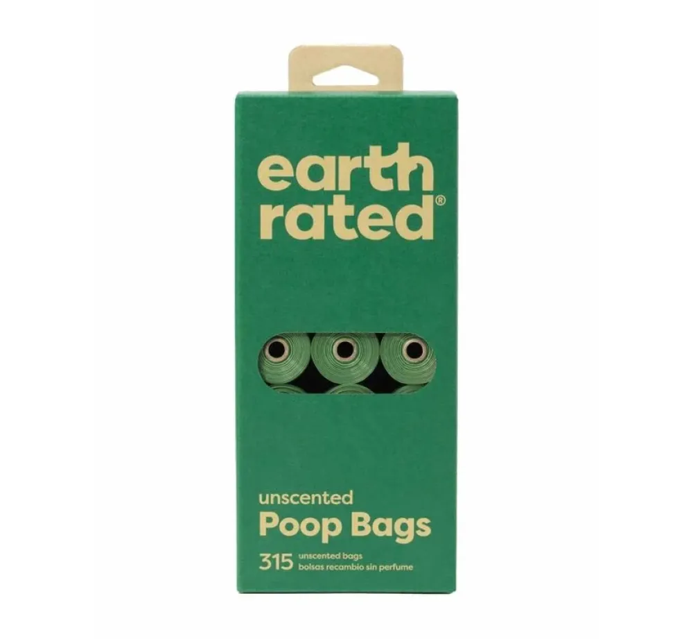 Earth Rated Poepzakjes Ongeparfumeerd- Poepzakhouder