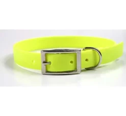 EQuest 4dogs Hondenhalsband Biothane Neon Geel- Hondenhalsband