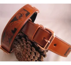 Heim Hondenhalsband Savanne Cognac- Hondenhalsband