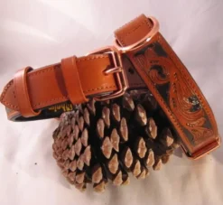 Heim Hondenhalsband Savanne Cognac- Hondenhalsband