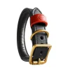Houndworthy Hondenhalsband Bridle Leather Jet Black- Hondenhalsband