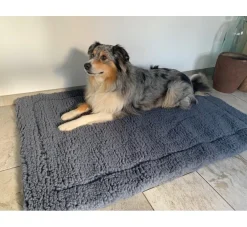 Hugglehounds Fleece Mat Grijs- Hondendeken