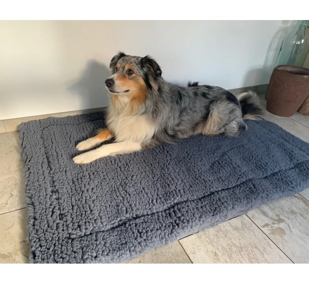Hugglehounds Fleece Mat Grijs- Hondendeken