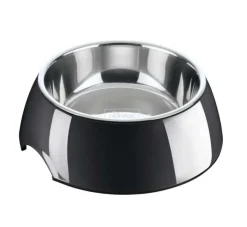 Hunter Drinkbak Of Voerbak Melamine Zwart- Voerbakken