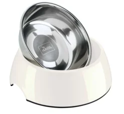 Hunter Drinkbak Of Voerbak Melamine Wit- Voerbakken