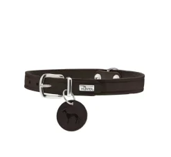 Hunter Hondenhalsband Aalborg Donkerbruin- Hondenhalsband