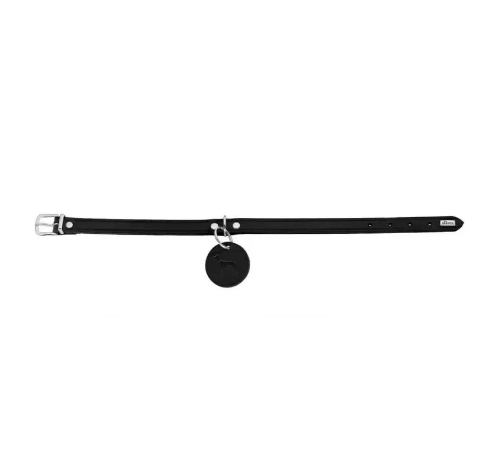 Hunter Hondenhalsband Aalborg Zwart- Hondenhalsband
