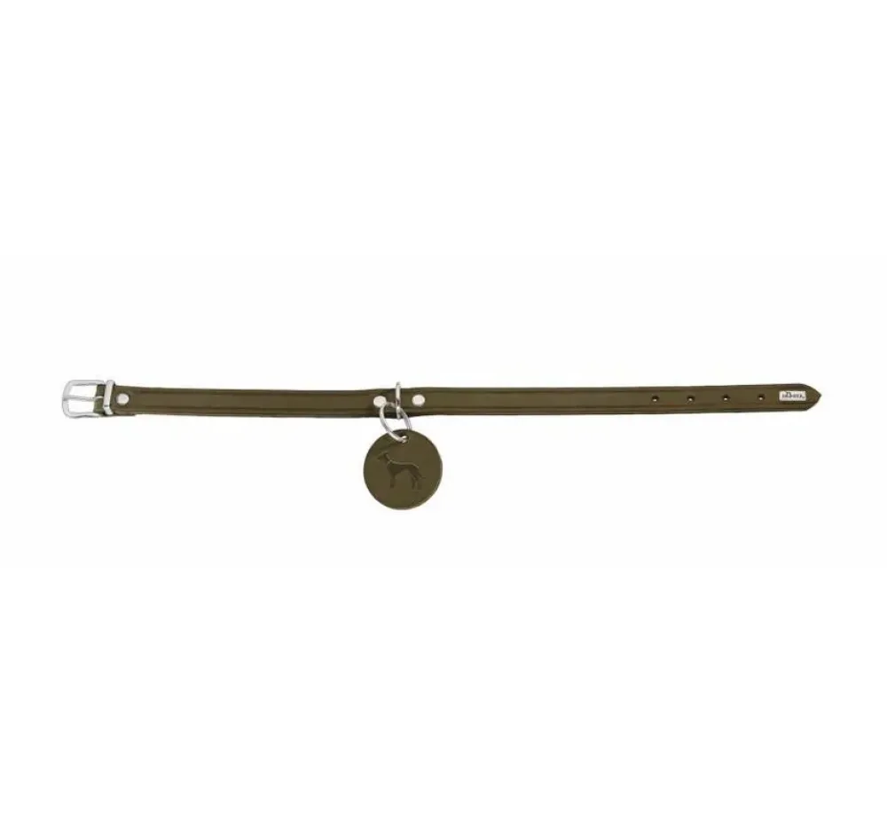 Hunter Hondenhalsband Aalborg Olive- Hondenhalsband