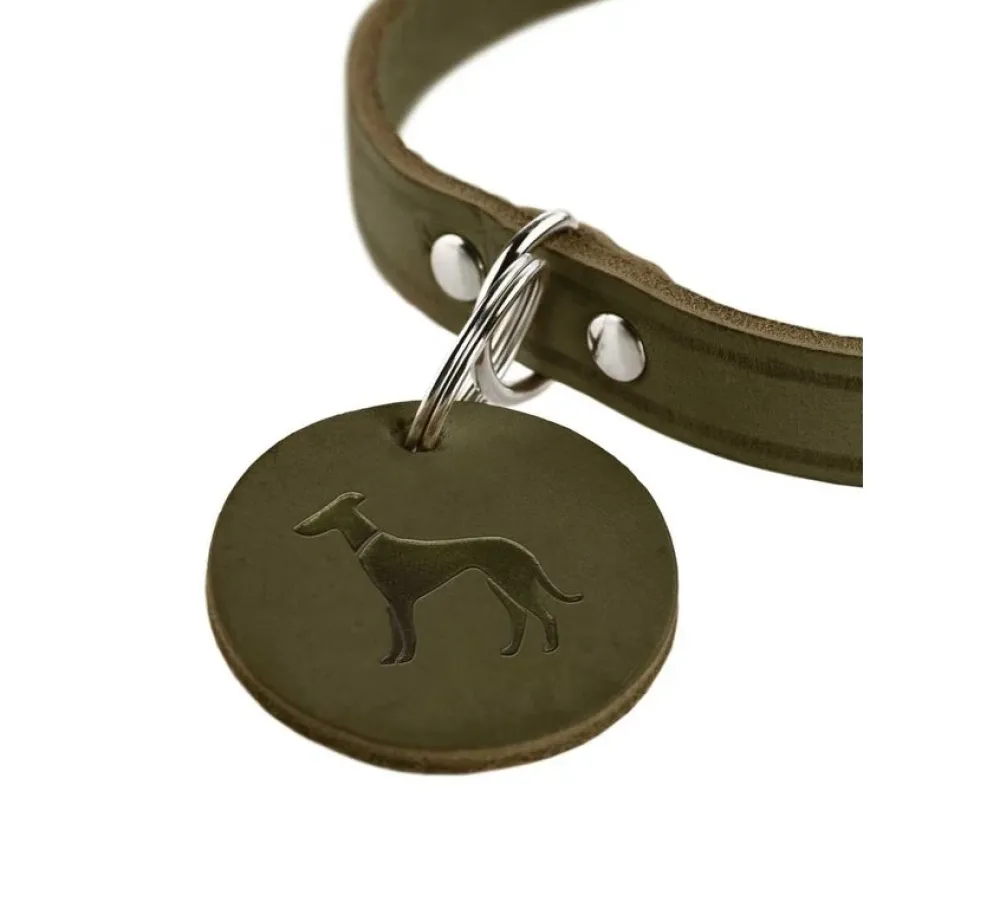 Hunter Hondenhalsband Aalborg Olive- Hondenhalsband