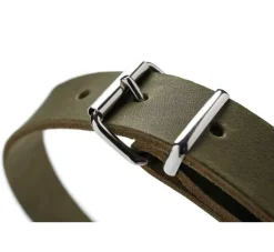 Hunter Hondenhalsband Aalborg Olive- Hondenhalsband
