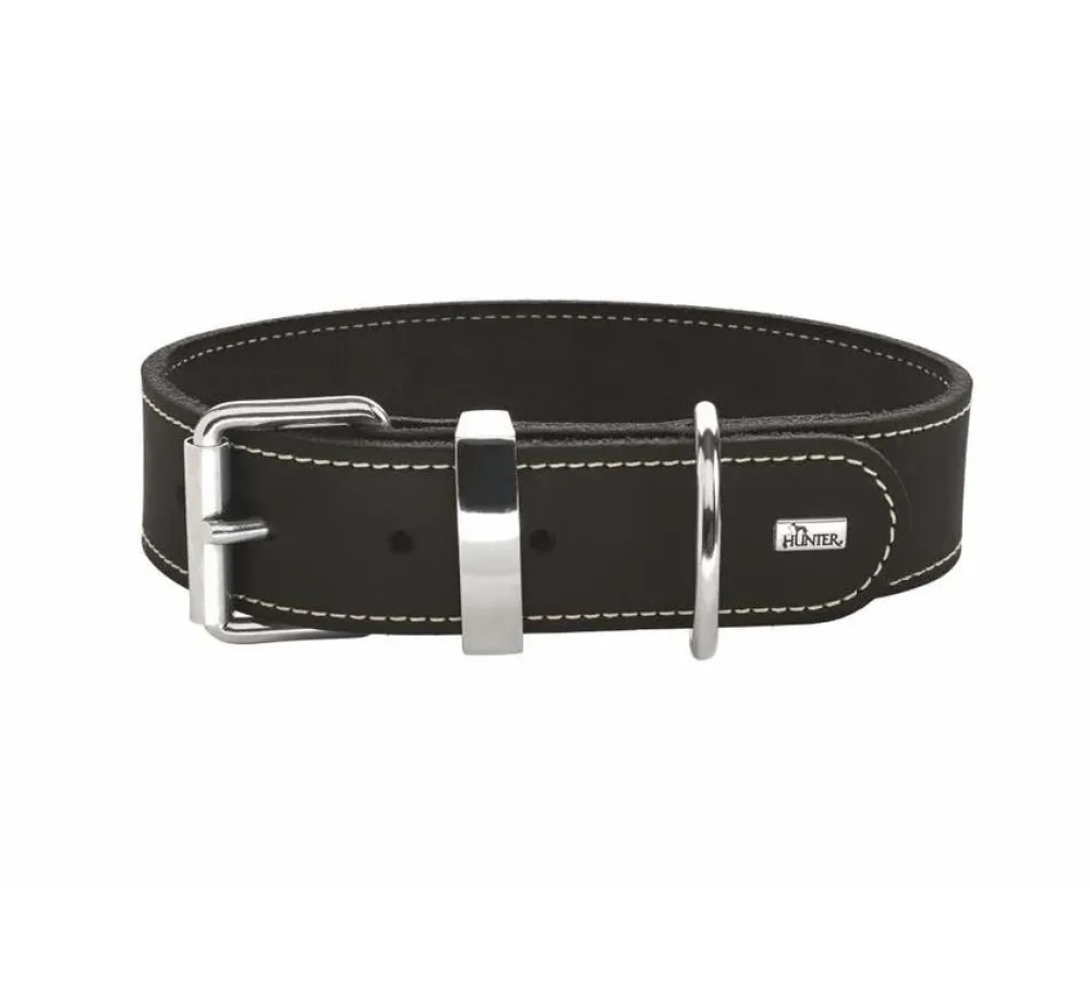 Hunter Hondenhalsband Aalborg Special Zwart- Hondenhalsband