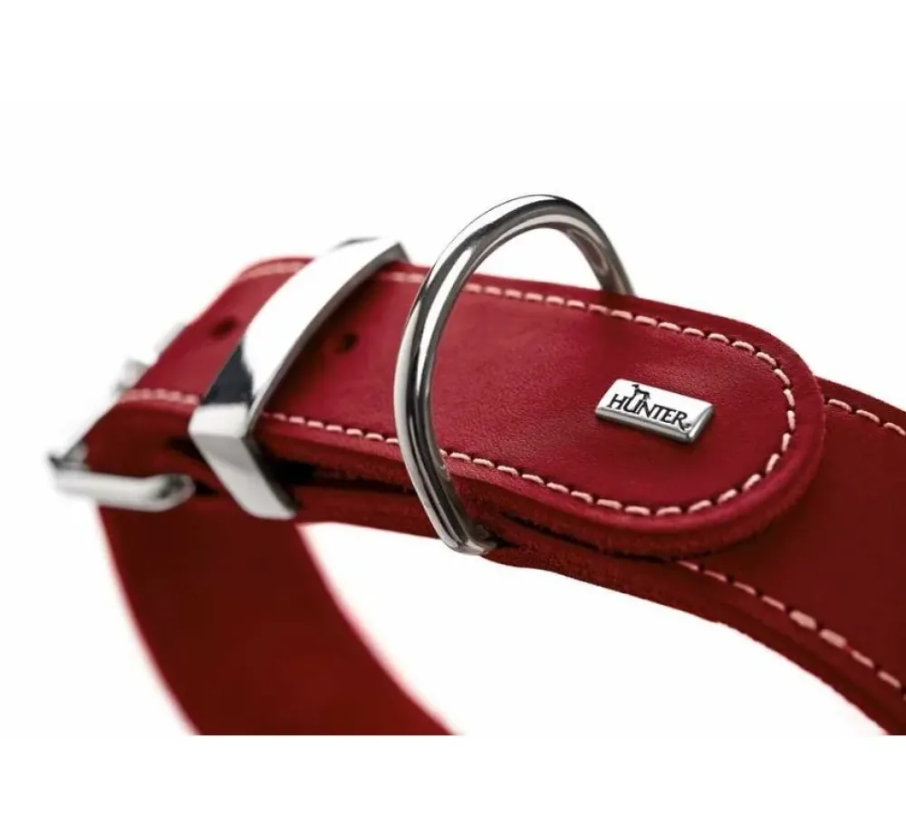 Hunter Hondenhalsband Aalborg Special Rood- Hondenhalsband