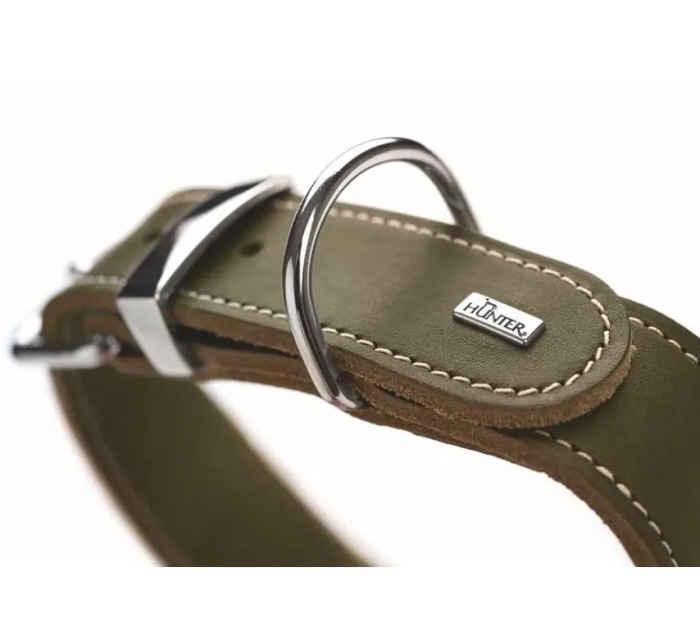 Hunter Hondenhalsband Aalborg Special Groen- Hondenhalsband