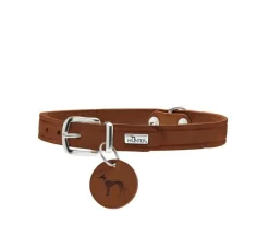 Hunter Hondenhalsband Aalborg Cognac- Hondenhalsband