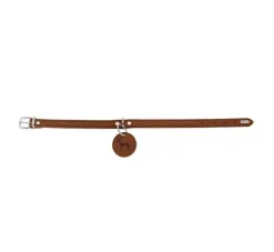 Hunter Hondenhalsband Aalborg Cognac- Hondenhalsband