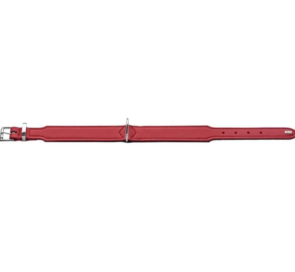 Hunter Hondenhalsband Basic Rood- Hondenhalsband