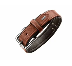 Hunter Hondenhalsband Canadian Up Cognac / Zwart- Hondenhalsband