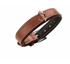 Hunter Hondenhalsband Canadian Up Cognac / Zwart- Hondenhalsband