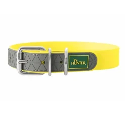 Hunter Hondenhalsband Convenience Geel- Hondenhalsband