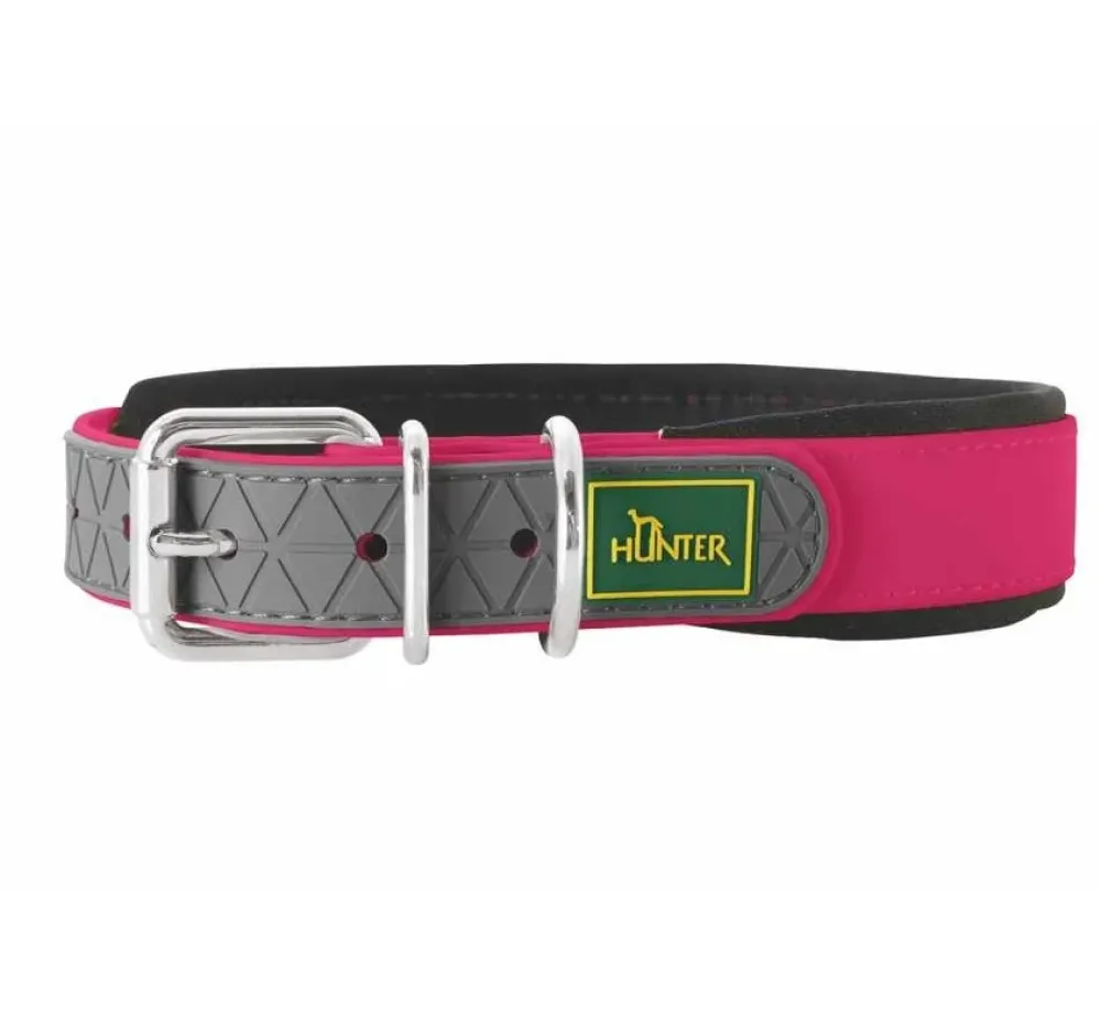 Hunter Hondenhalsband Convenience Comfort Framboos- Hondenhalsband