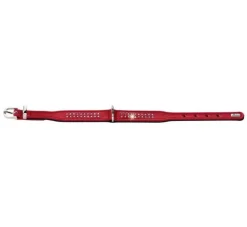 Hunter Hondenhalsband Diamond Petit Rood- Hondenhalsband