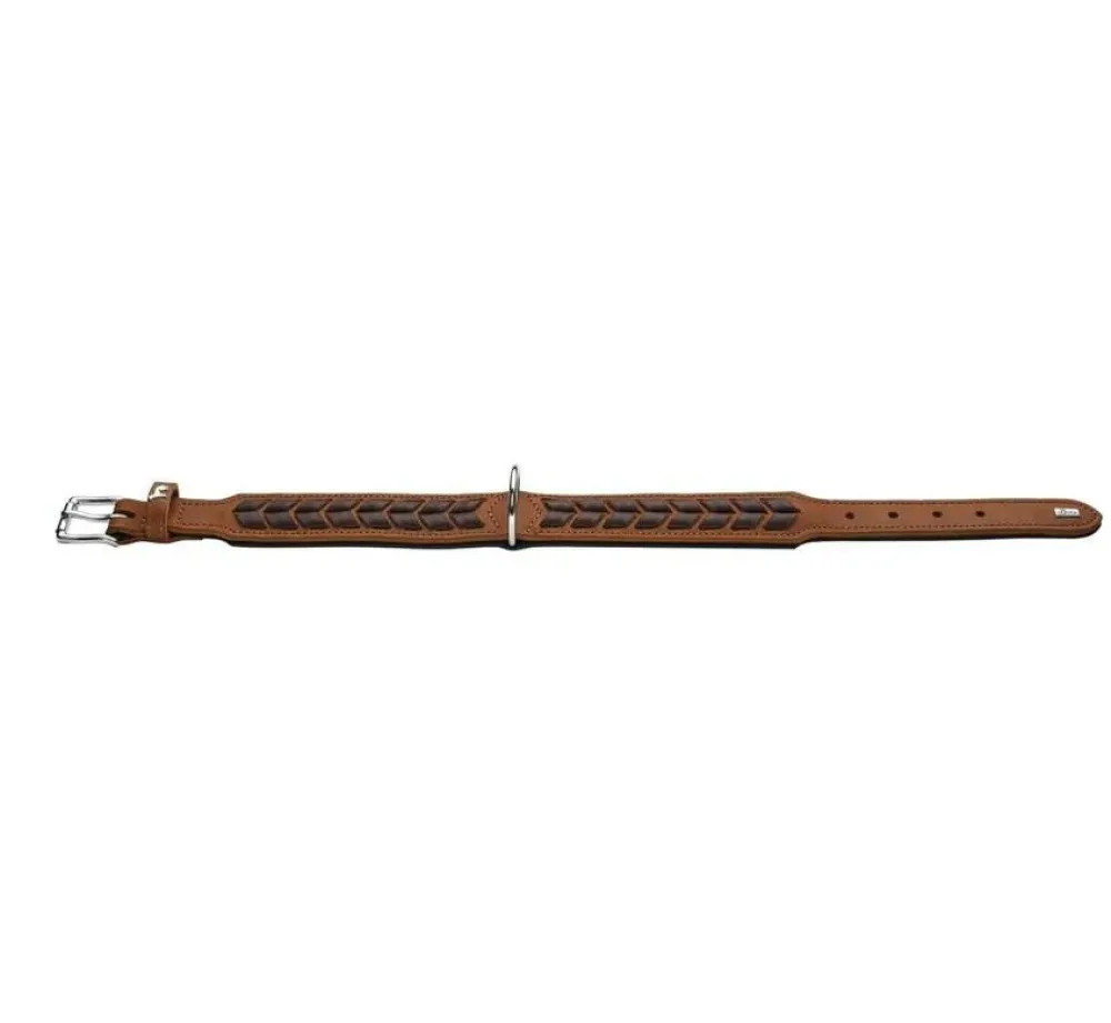 Hunter Hondenhalsband El Paso Cognac- Hondenhalsband