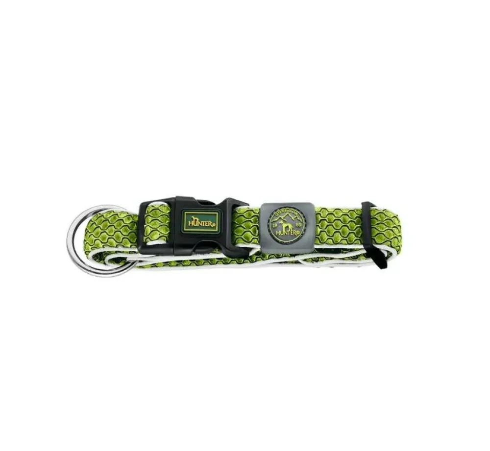 Hunter Hondenhalsband Hilo Vario Plus Lime- Hondenhalsband